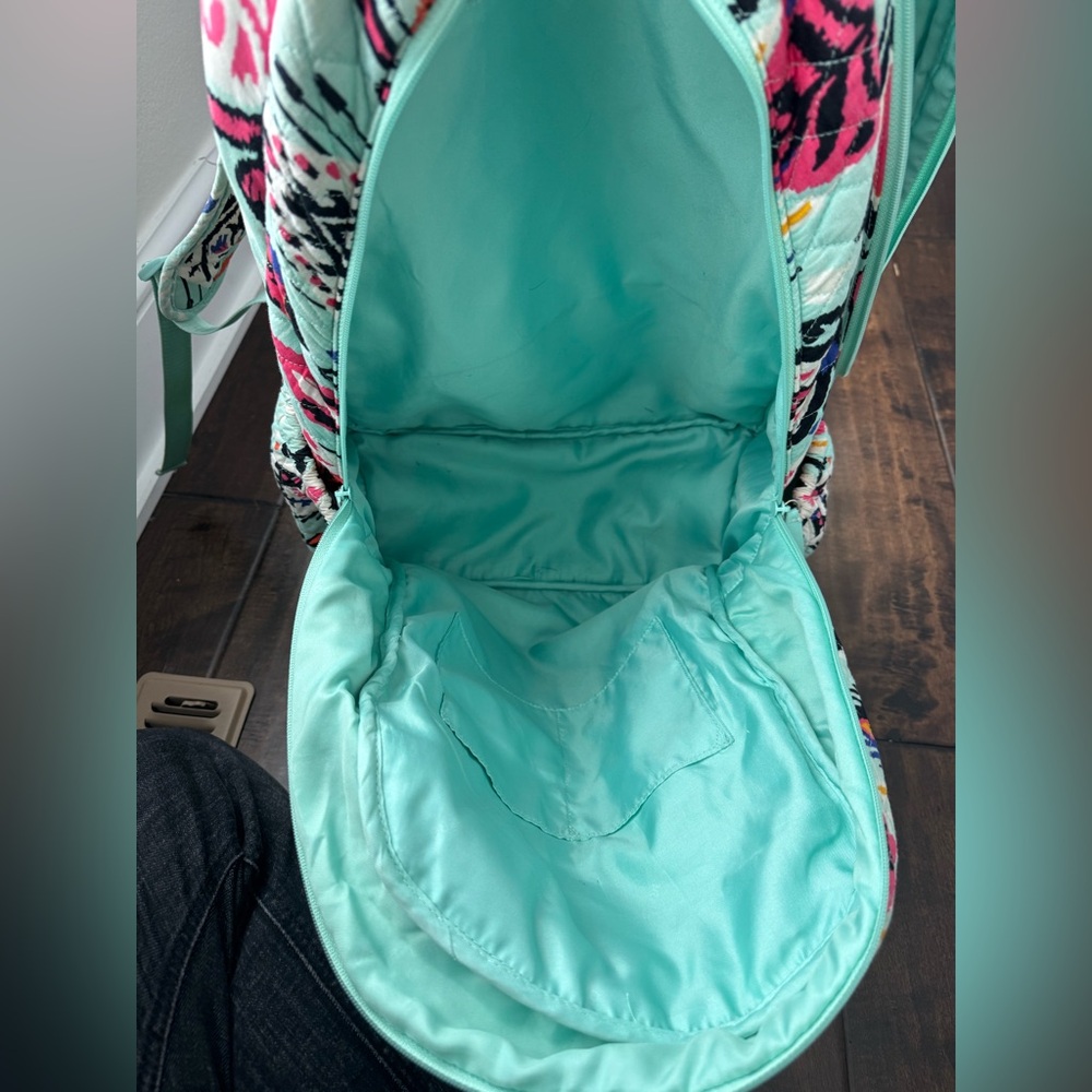 Vera Bradley Pueblo Backpack Laptop Bag Size XL Full Size and Mini Purse Set - Picture 6 of 12